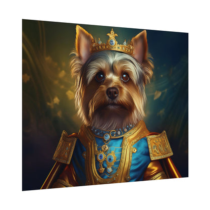 Yorkshire Terrier Dog Renaissance Pet Portrait Print | Wall Art | Wall Print | Dog Art