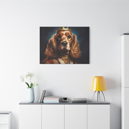 Cocker Spaniel Renaissance Pet Portrait on Canvas | Wall art | wall print