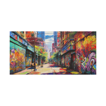 Melbourne Street Graffiti Australia on Canvas | Style 2 | Wall Art | Wall Print