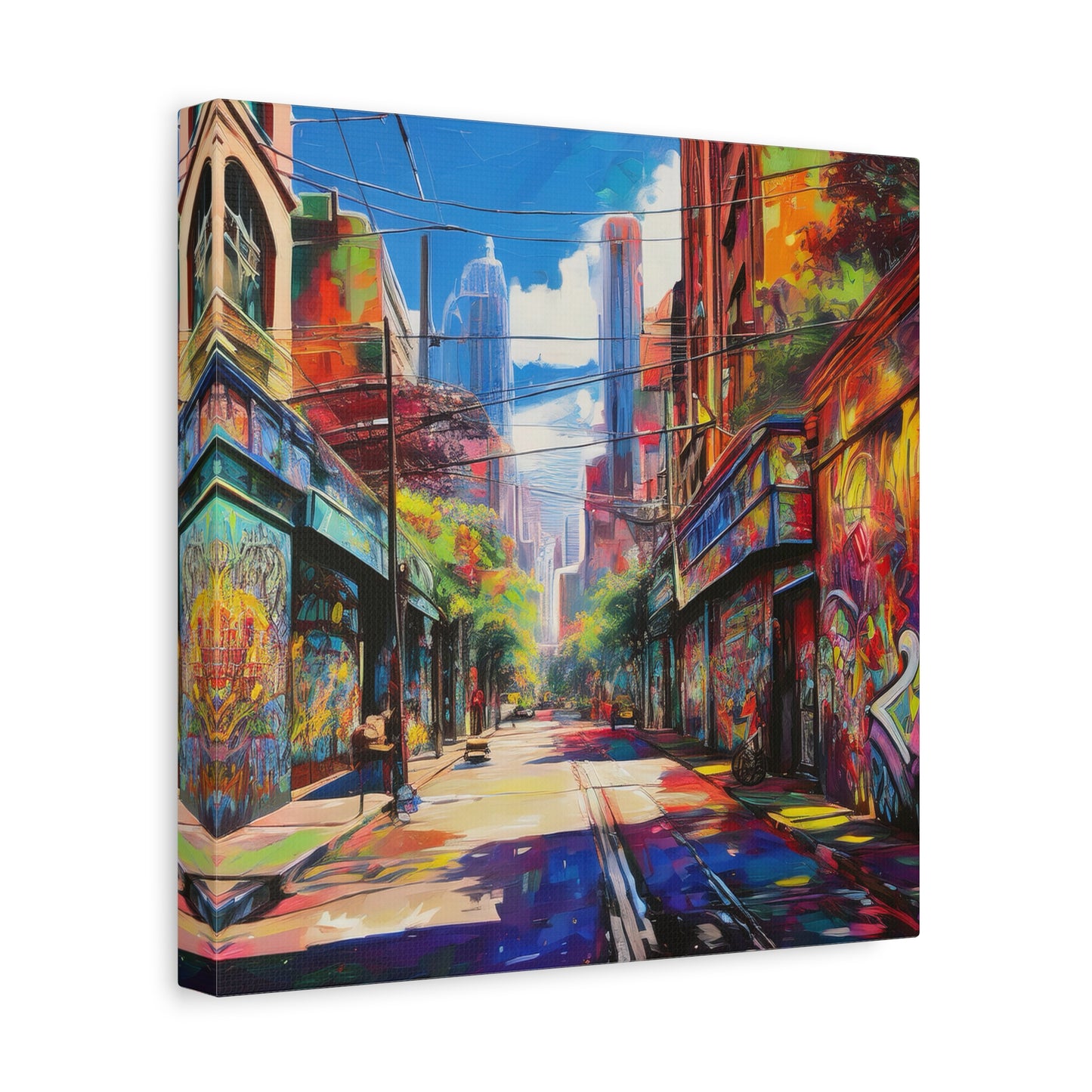 Melbourne Street Graffiti Australia on Canvas | Style 2 | Wall Art | Wall Print