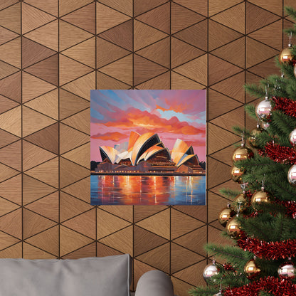 Sydney Opera House Australia Painting Print | Wall Art | Wall Print