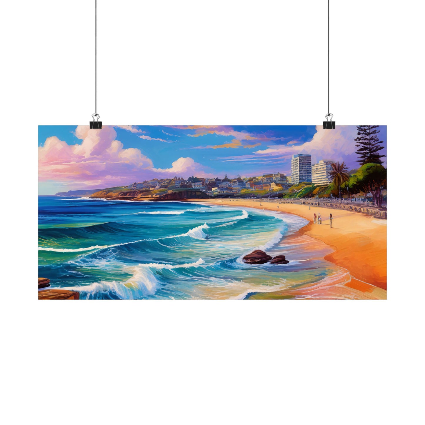 Coogee Beach Australia Coastal Print | Style 1 | Wall Art | Wall Print
