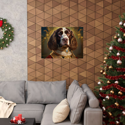 English Springer Spaniel Renaissance Dog Portrait Print, Wall Decor Gift, Dog Wall, wall prints, art prints