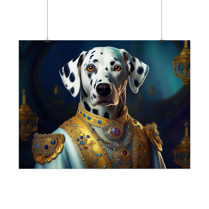 Dalmation Dog Renaissance Pet Portrait Wall Print | Art Print | Wall Art | Dog Art