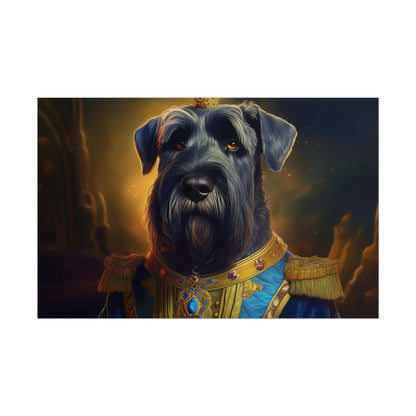 Giant Schnauzer Pet Renaissance Portrait Print, Dog Lover Wall Print | Wall Art | Wall Print