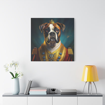 Boxer Renaissance Pet Portrait  on Canvas, wall art, wall print, dog portrait, dog art
