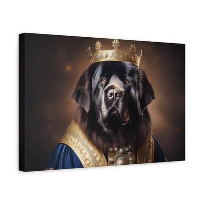 Newfoundland Renaissance Pet Portrait on Canvas | wall art | wall print