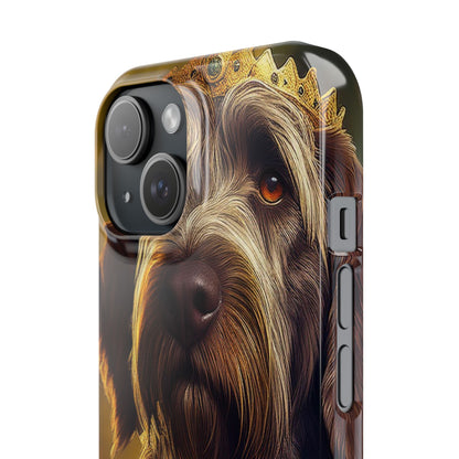 Wirehaired Pointing Griffon Renassaince Dog Portrait Slim Phone Case