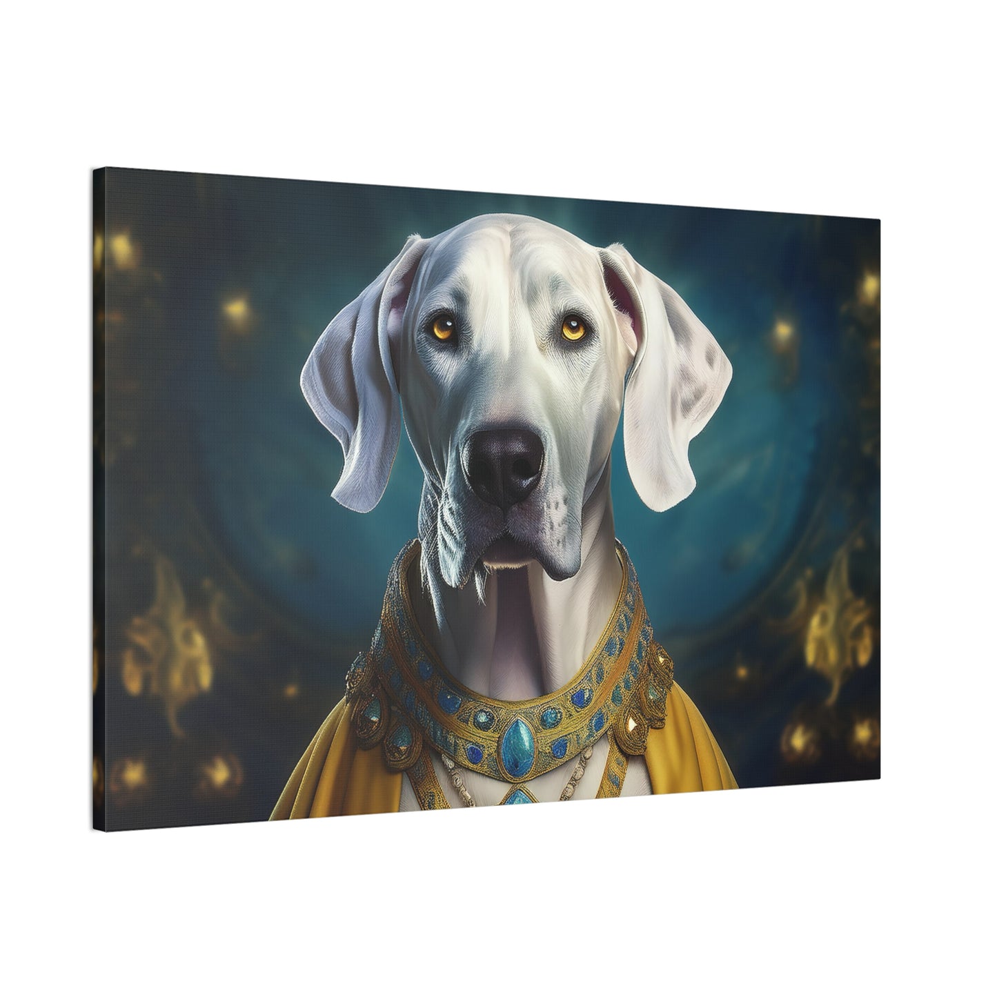 Great Dane Renaissance Pet Portrait  - Canvas, wall art, wall print, dog portrait, dog art