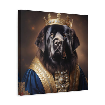 Newfoundland Renaissance Pet Portrait on Canvas | wall art | wall print