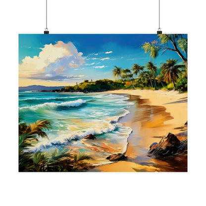 Noosa Main Beach Australia Coastal Print | Style 1 | Wall Art | Wall Print
