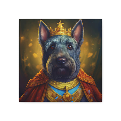 Scottish Terrier Renaissance Pet Portrait on Canvas | Wall art, wall print, dog portrait, dog art