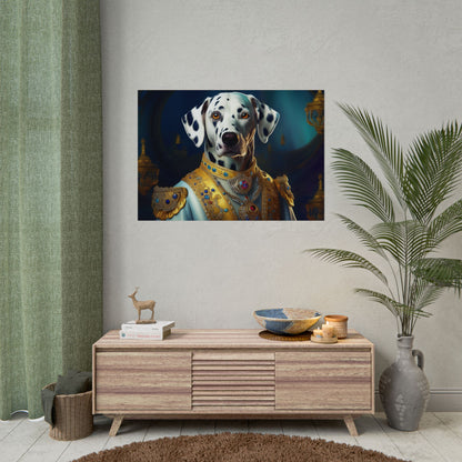 Dalmation Dog Renaissance Pet Portrait Wall Print | Art Print | Wall Art | Dog Art
