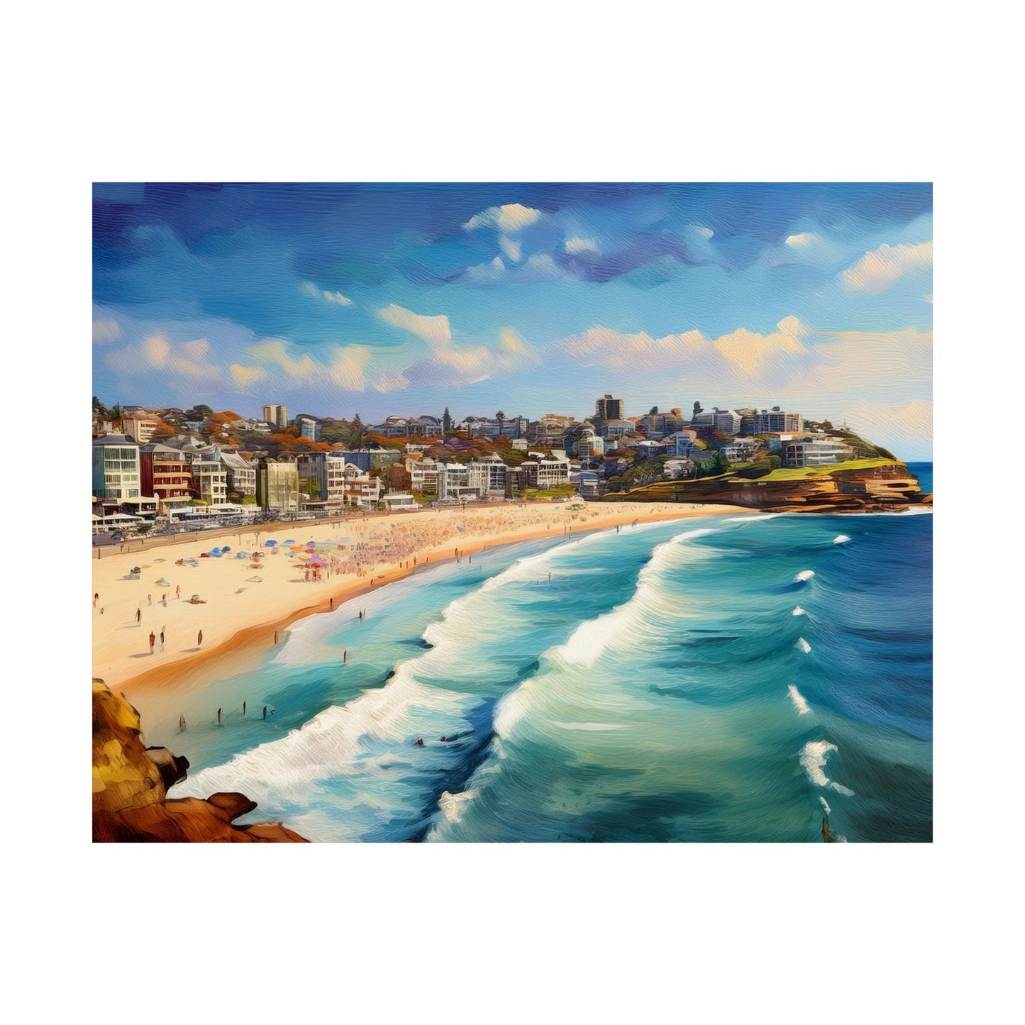 Bondi Beach Australia Coastal Print | Style 1 | Wall Art | Wall Print
