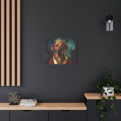 Rhodesian Ridgeback Renaissance Pet Portrait  on Canvas, wall art, wall print, dog portrait, dog art