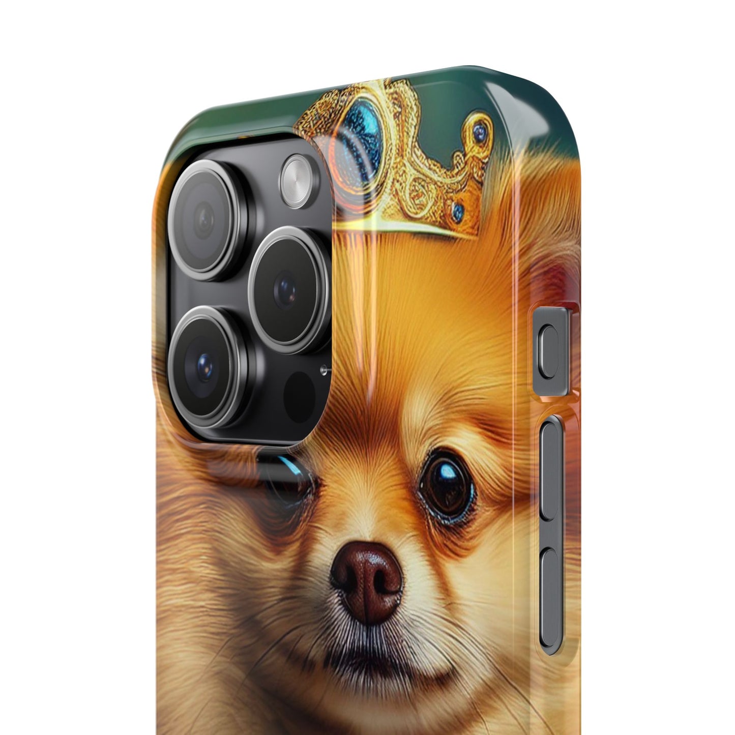 Pomeranian Renassaince Dog Portrait Slim Phone Case