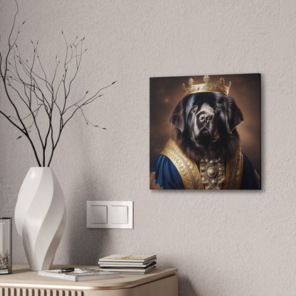 Newfoundland Renaissance Pet Portrait on Canvas | wall art | wall print