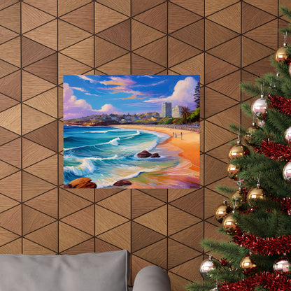 Coogee Beach Australia Coastal Print | Style 1 | Wall Art | Wall Print