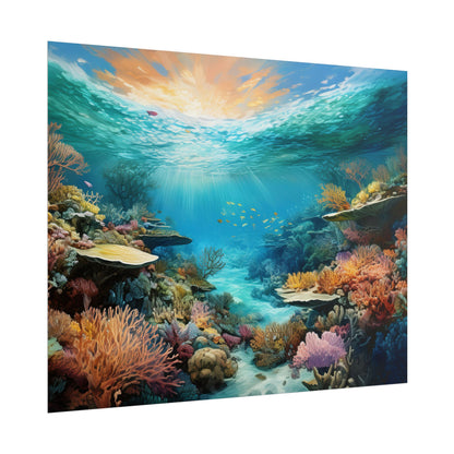 Great Barrier Reef  Australia Coastal Print | Style 2 | Wall Art | Wall Print