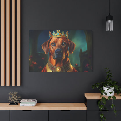 Rhodesian Ridgeback Renaissance Pet Portrait  on Canvas, wall art, wall print, dog portrait, dog art