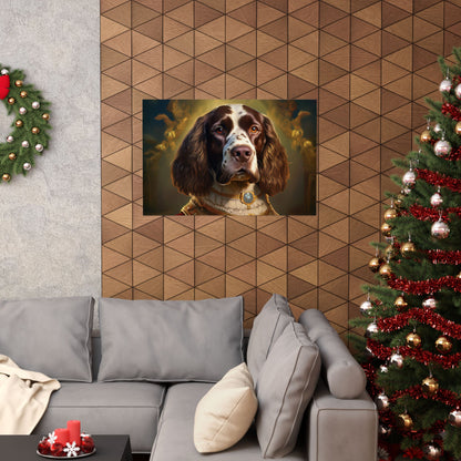 English Springer Spaniel Renaissance Dog Portrait Print, Wall Decor Gift, Dog Wall, wall prints, art prints