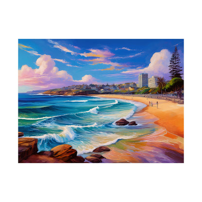Coogee Beach Australia Coastal Print | Style 1 | Wall Art | Wall Print