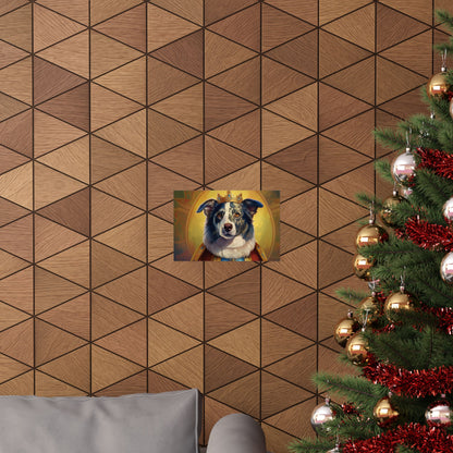 Border Collie Dog Renaissance Pet Portrait Print, Animal Lover gift, wall art, wall print, dog art