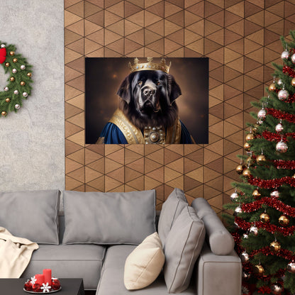 Newfoundland Renaissance Pet Portrait Print,  Art Print, Wall Decor Gift, Animal Lover Home Decor, Dog Wall Art, wall art, wall print