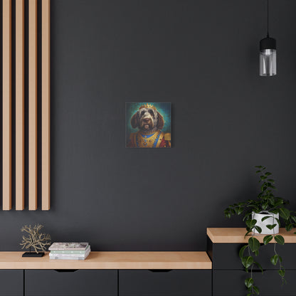 Portuguese Water Dog Renaissance Pet Portrait on Canvas | wall art | wall print
