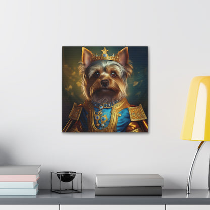 Yorkshire Terrier Renaissance Pet Portrait on Canvas | Wall Art | Wall Print | Dog Art