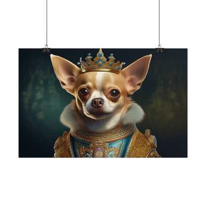 Chihuahua Dog Renaissance Pet Portrait Print | Wall print | Wall art