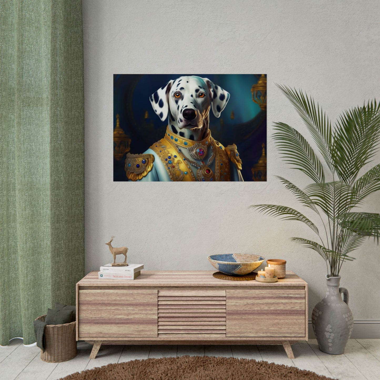 Dalmation Dog Renaissance Pet Portrait Wall Print | Art Print | Wall Art | Dog Art