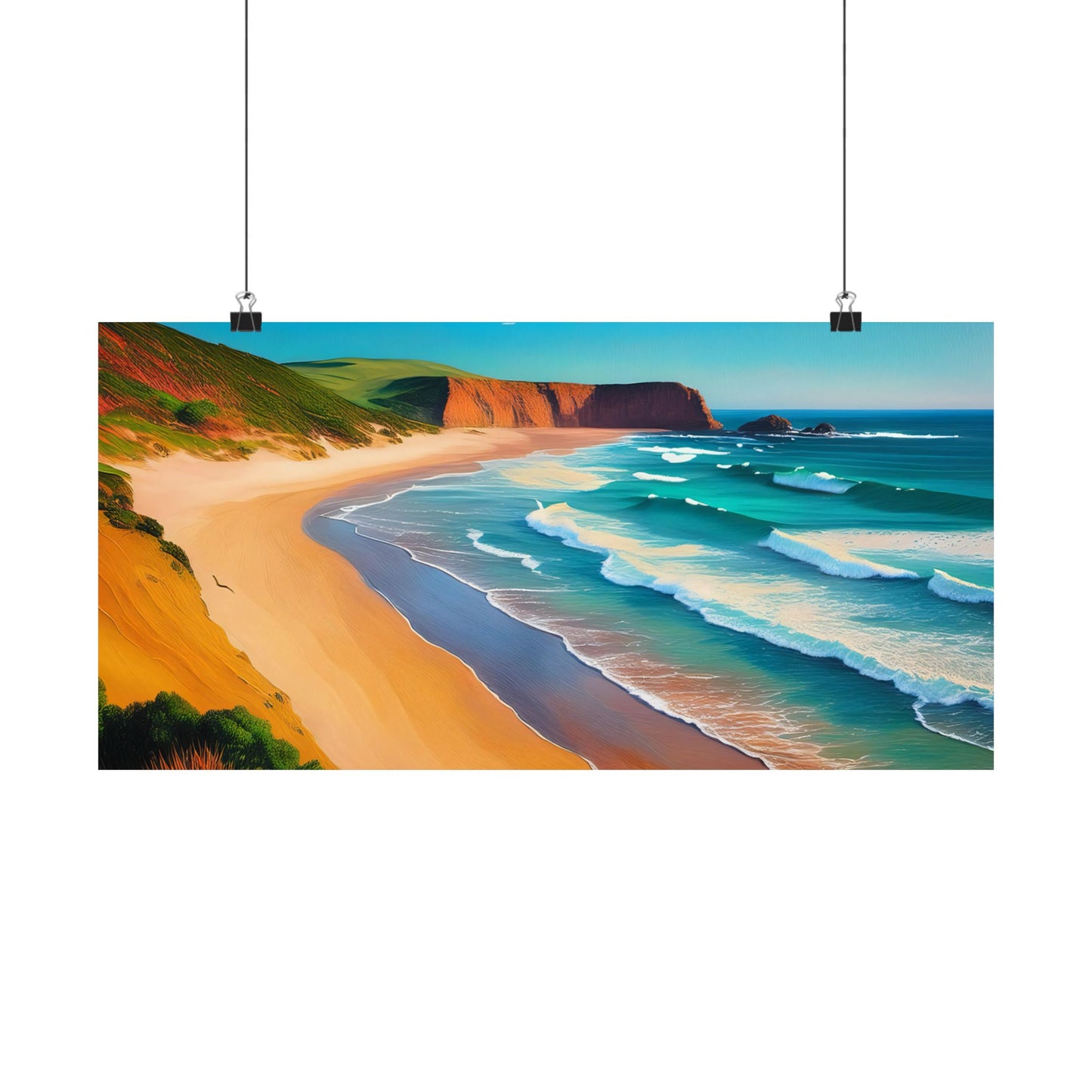 Bells Beach Australia Coastal Print | Style 1 | Wall Art | Wall Print