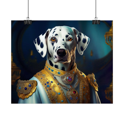 Dalmation Dog Renaissance Pet Portrait Wall Print | Art Print | Wall Art | Dog Art