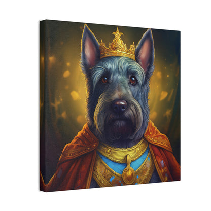 Scottish Terrier Renaissance Pet Portrait on Canvas | Wall art, wall print, dog portrait, dog art
