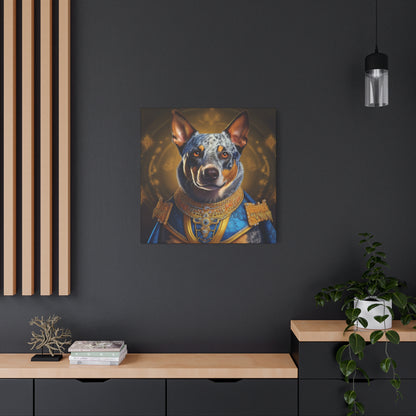 Australian Cattle Dog Renaissance Pet Portrait on Canvas | wall art |  wall print