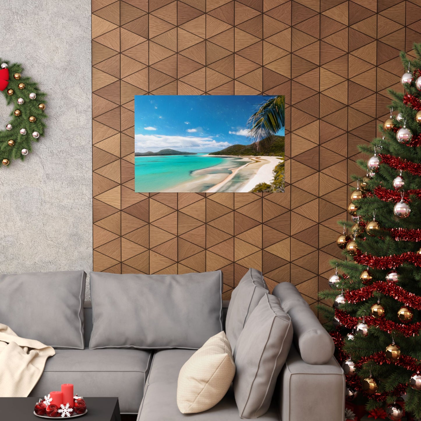 Whitehaven Beach Australia Coastal Print | Style 1 | Wall Art | Wall Print