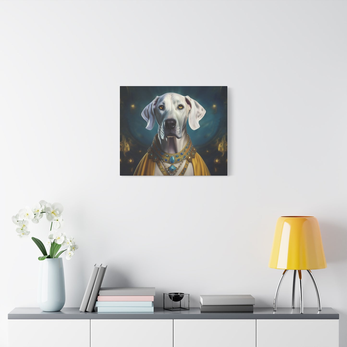 Great Dane Pet Portrait Renaissance - Canvas, wall art, wall print, dog portrait, dog art