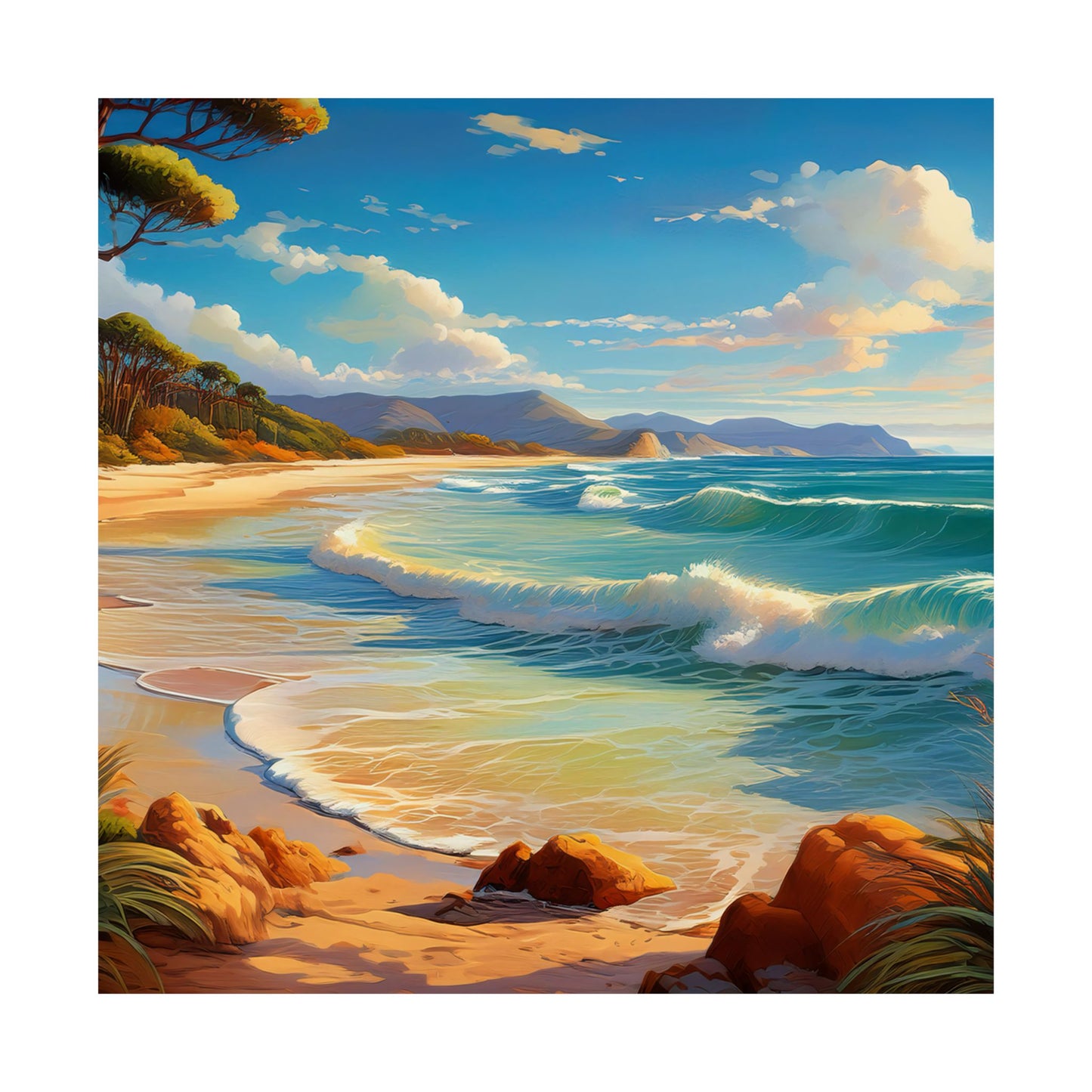 Cable Beach Australia Coastal Print | Style 1 | Wall Art | Wall Print