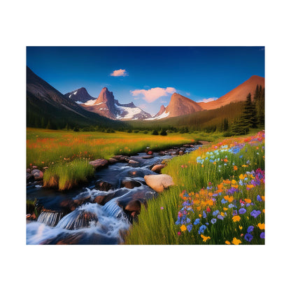 Rocky Mountains Mountain Flora  Art Print | Wall Art | Wall Print | Mountains Wall Art