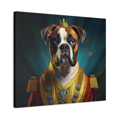 Boxer Renaissance Pet Portrait  on Canvas, wall art, wall print, dog portrait, dog art