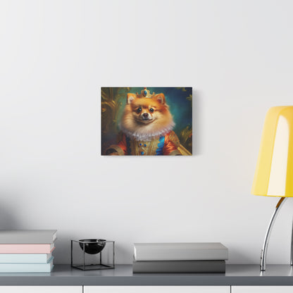 Pomeranian  Renaissance  Pet Portrait - Canvas - dog art, dog portait, wall art, wall print