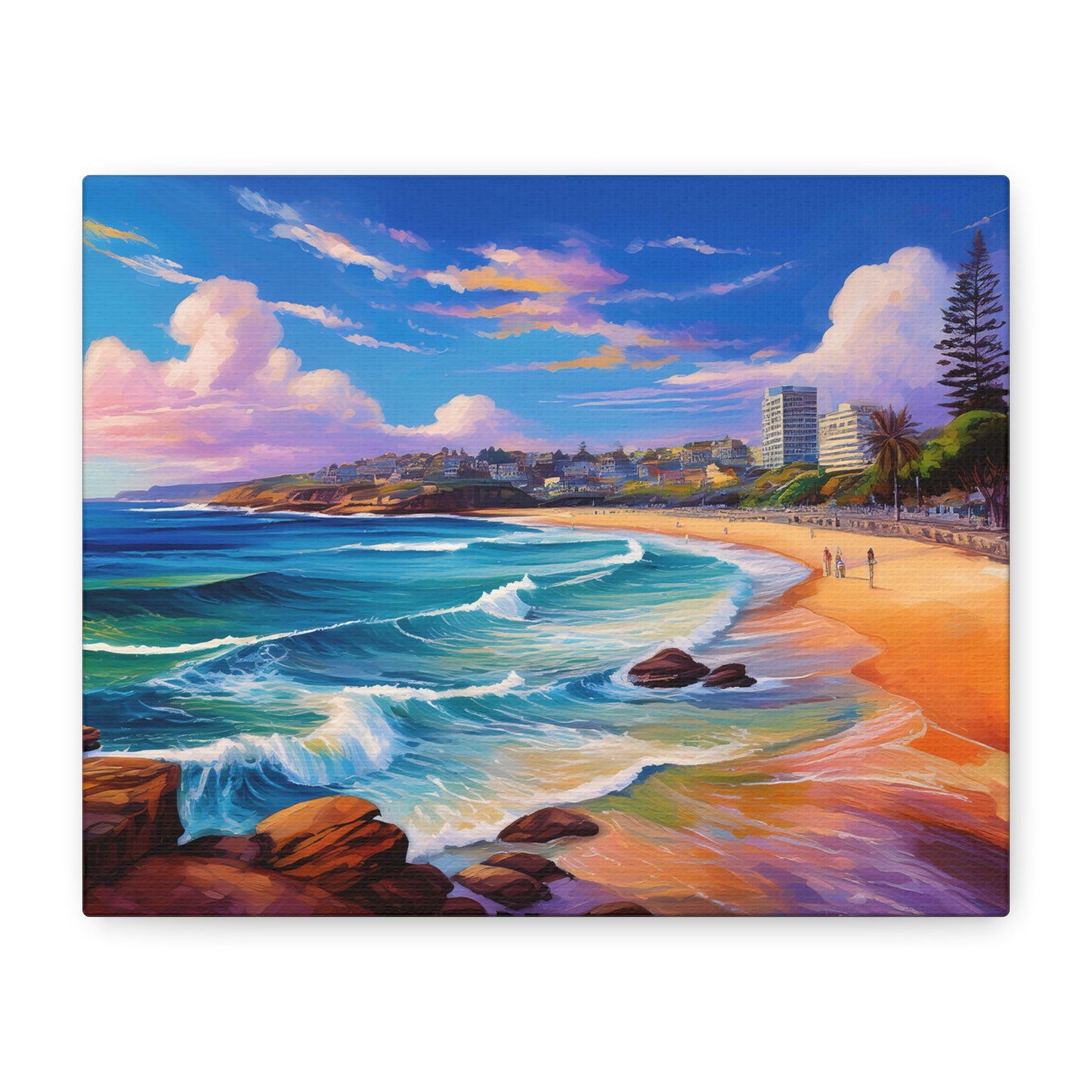 Coogee Beach Australia Coastal Canvas Art | Style 1 | Wall Art | Wall Print