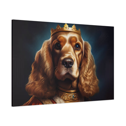 Cocker Spaniel Renaissance Pet Portrait on Canvas | Wall art | wall print
