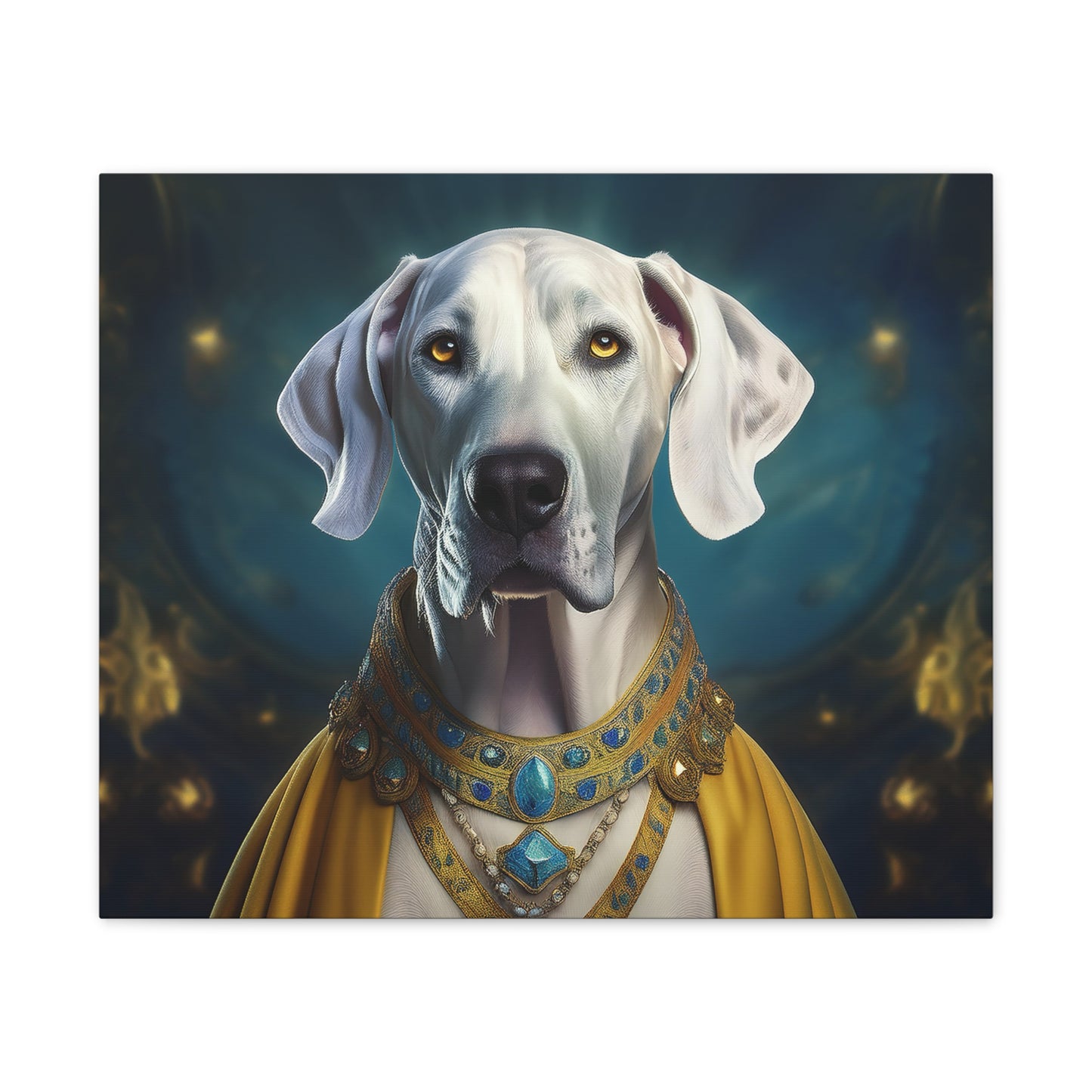 Great Dane Renaissance Pet Portrait  - Canvas, wall art, wall print, dog portrait, dog art