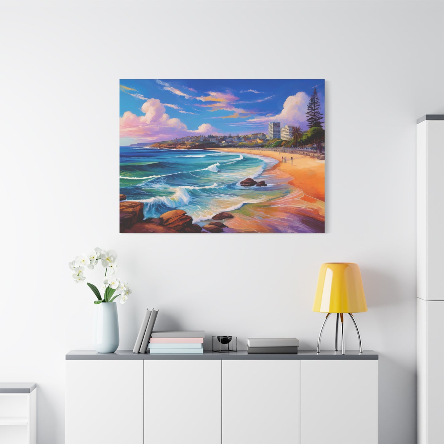 Coogee Beach Australia Coastal Canvas Art | Style 1 | Wall Art | Wall Print