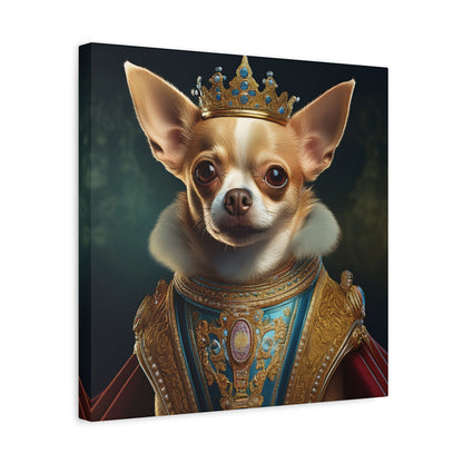 Chihuahua Renaissance Pet Portrait on Canvas | Wall art | Wall print | Dog art