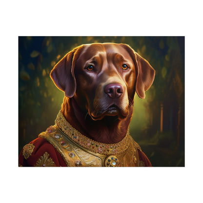 Chesapeake Bay Retriever Dog Renaissance Pet Portrait Print, Animal Lover print, Dog Wall Art, wall print, wall art