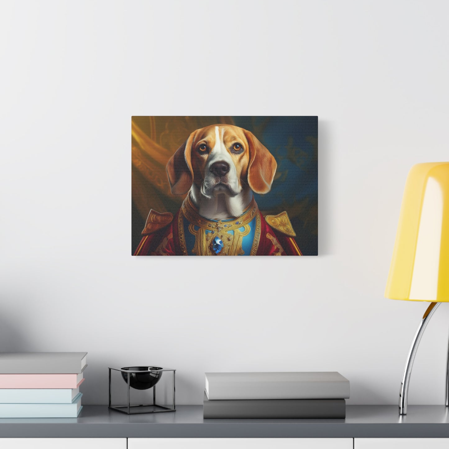 Beagle Renaissance Pet Dog Portrait  - Canvas, wall art, wall print, dog portrait, dog art