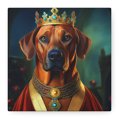 Rhodesian Ridgeback Renaissance Pet Portrait  on Canvas, wall art, wall print, dog portrait, dog art